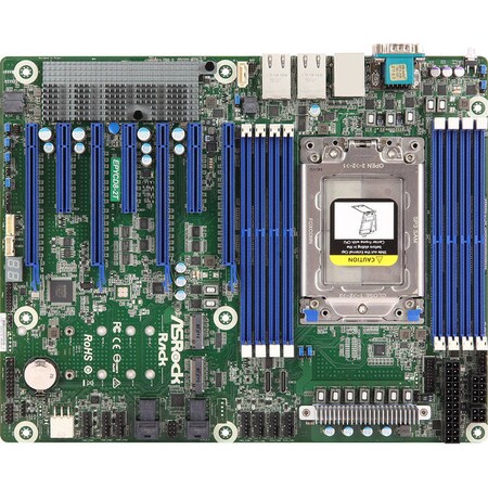Asrock Rack Single Socket SP3/ DDR4/ SATA3&USB3.1/ V&2GbE/ ATX Motherboard EPYCD8-2T